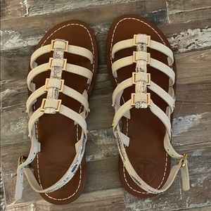 Tory Burch Reggie Flat Sandals Size 6